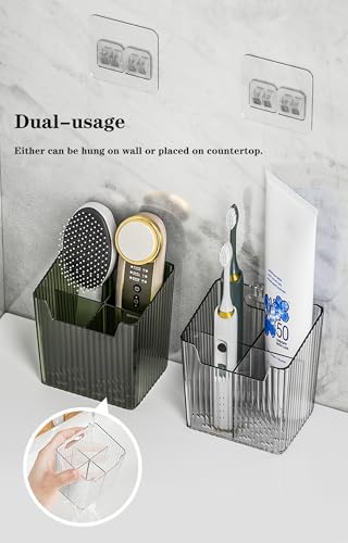 Lae Nuvole 2Pcs Storage Organizer Bins, Wall Shower Toothbrush - Image 3
