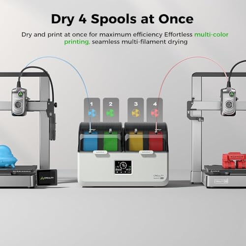 Creality Filament Dryer Box for 4 Spools, Space Pi X4 Lite Dual - Image 4