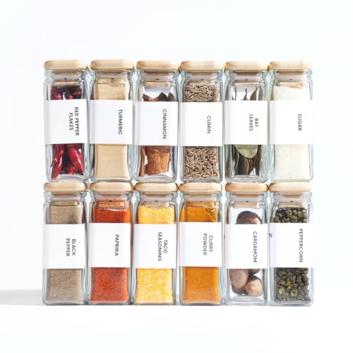 APT 1101 Glass Storage Jars with Bamboo Lid, glass canisters - Image 3