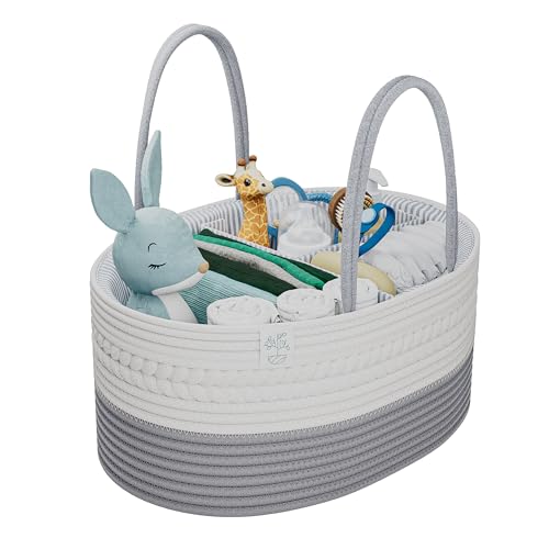 KiddyCare Diaper Caddy Organizer for Baby Nursery Basket - Image 1