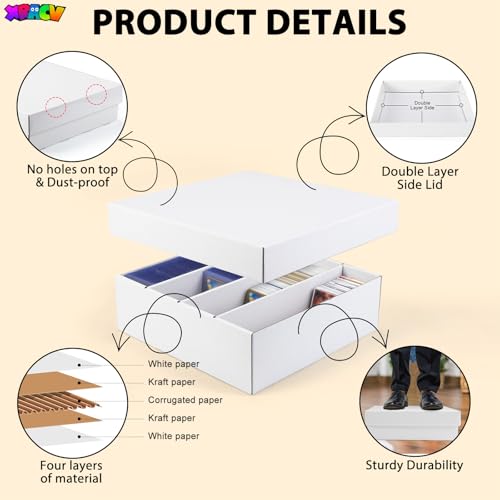 5-Pack Toploader Trading Card Storage Box, 4 Row 3600 - Image 6
