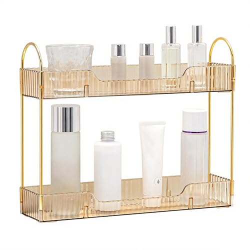 YCIA&DONE 2 Tiers Narrow Vanity Makeup Organizer, Bathroom - Image 7