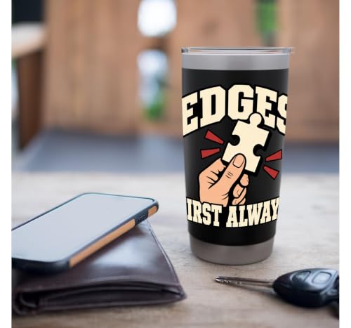 Jigsaw Puzzle Edges First Always Hobby Fan Pieces Funny Stainless - Image 8