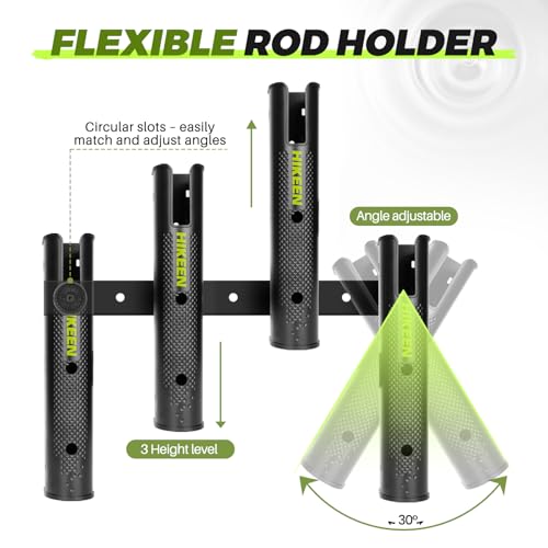 Hikeen Adjustable Fishing Rod Holder, 4 Tube Fishing Pole - Image 3