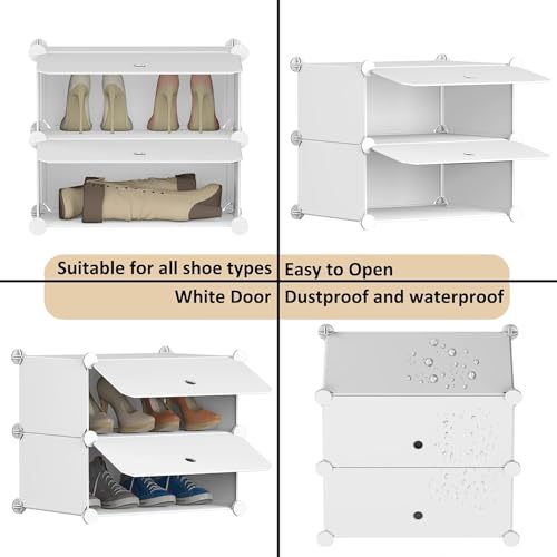 HOMIDEC Shoe Storage, 10-Tier Shoe Rack Shoe Organizer for Closet - Image 6