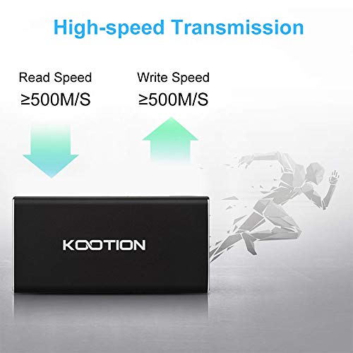 KOOTION External SSD 250GB Portable SSD High-Speed Solid State - Image 3