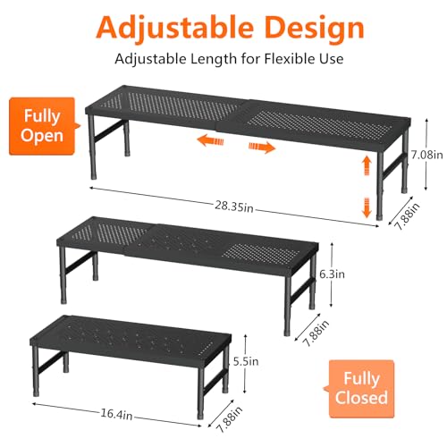 Expandable adjustable stackable kitchen organizer,Spice Racks - Image 4