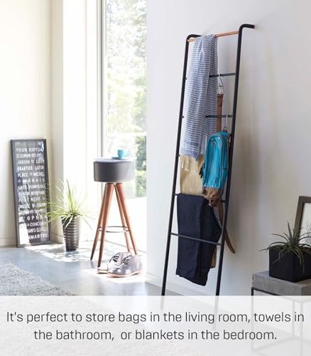 Yamazaki Home Tower Leaning Ladder Rack, Space Saving - Ladder - Image 5