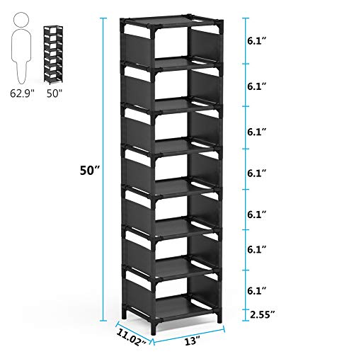 Tribesigns Vertical Shoe Rack, Narrow Shoe Shelf - Image 4