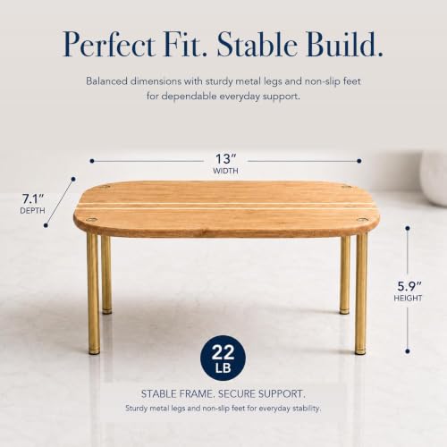 Ibyx Stackable Shelves Organizer for Kitchen, Set of 2 - Image 4