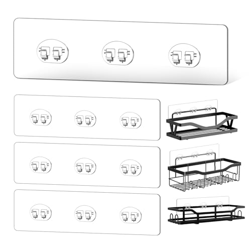 4 Pack Shower Caddy Replacement Strong Hooks, No Dri | All Products - Image 2