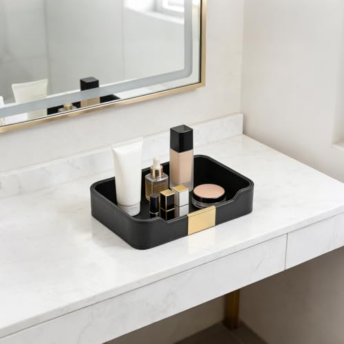 Luxury Leather Valet Tray Desktop Storage Organizer, | Jewelry Organiz - Image 5