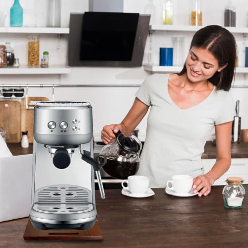 Appliance Slider Acacia Wood Sliding Tray for Coffee Maker & - Image 7