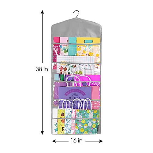 Gift Bag and Tissue Paper Storage, Hanging Organizer - Image 3