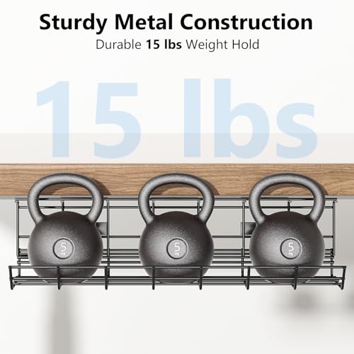 2 Pack DELAMU Under Desk Cable Management Tray, Meta | All Products - Image 5