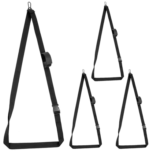 QWORK 4 Pack Heavy-Duty Kayak Wall Hanging Storage Strap - Image 2