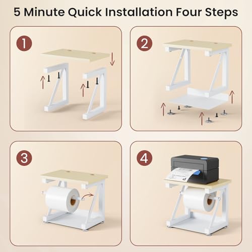 Label Holder for Rolls and Fan-fold Labels, Heavy Duty Metal - Image 7