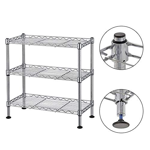 3-Tier Cabinet Organizer,Compact Mini Desktop Metal Steel Wire - Image 6
