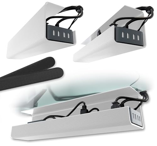 Scanfield Under Desk Cable Management Tray, No-Screw | Cable Managemen - Image 2