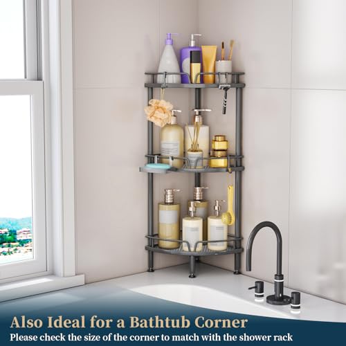 Consumest Corner Shower Caddy Stand - 3 Tier Shower | All Products - Image 8
