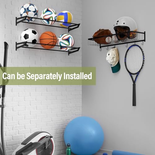 BTY Ball Holder Wall Mount Garage Sports Equipment | Home Organization - Image 7