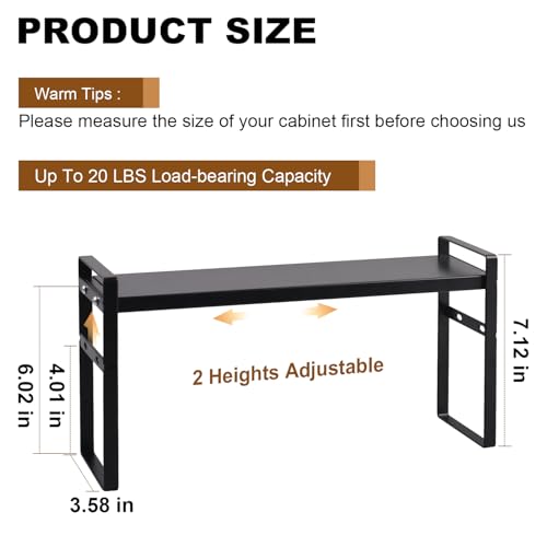 Expandable Narrow Medicine Cabinet Organizer Shelves - Image 3