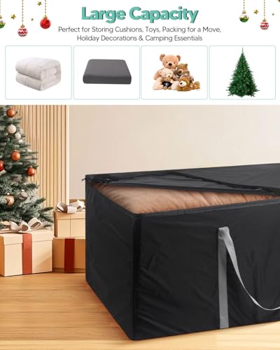 Uranshin 177 Gallon Patio Cushion Storage Bag with Zippers - Image 7