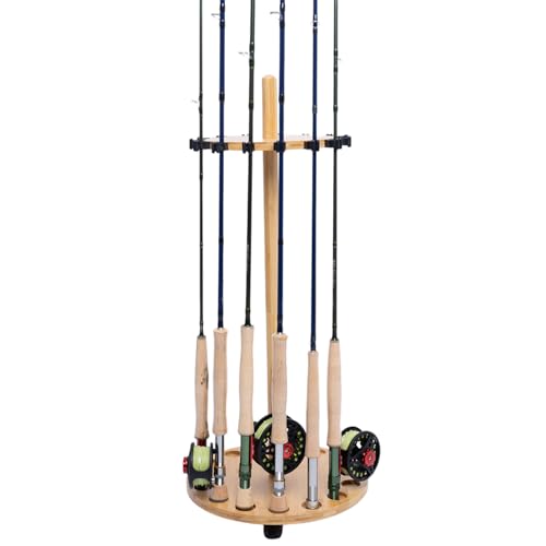 Fishing Pole Rod Racks—Floor Stand Bamboo Fishing Gear - Image 2