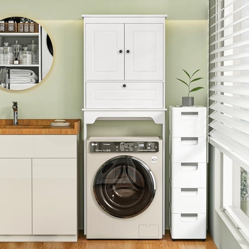 Over The Toilet Storage Cabinet, White - Image 7