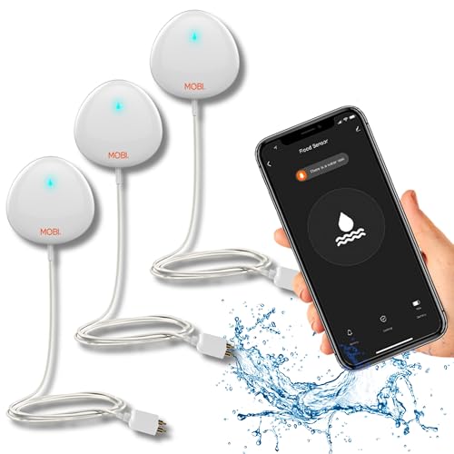 MOBI Smart Home 2.4GHz WiFi Water Leak Sensor, Water Sensor - Image 1