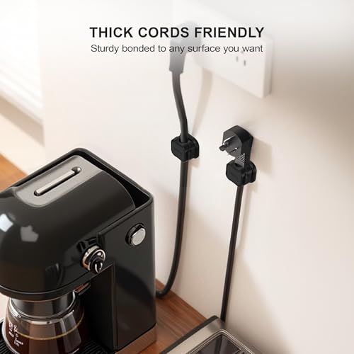 24 Pack Magnetic Cable Clip Organizer Cord Holder, Picozon - Image 5