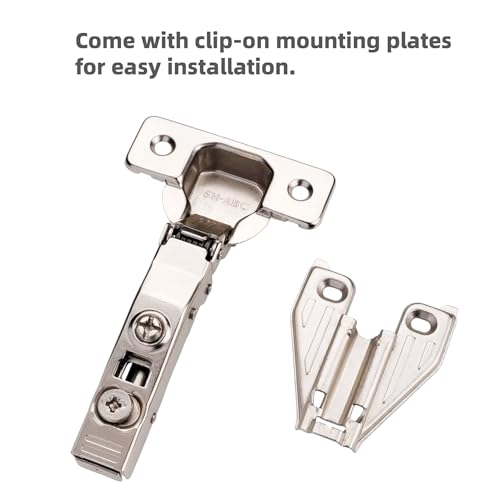 DecoBasics (2 PCS) Full Overlay Soft Close Cabinet Hinges - Image 5