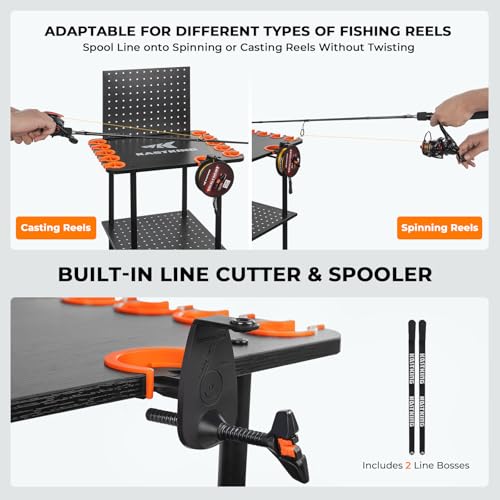 KastKing Gear Trolley V10 Mobile Fishing Rod Holder for 10 Rods - Image 7