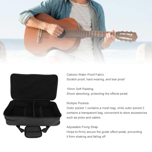 Portable Effects Pedal Carrying Bag Cationic Water Proof - Image 5