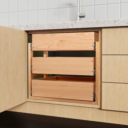 Pull Out Cabinet Organizer 20''W×21''D×19''H Slide Out Drawer - Image 7