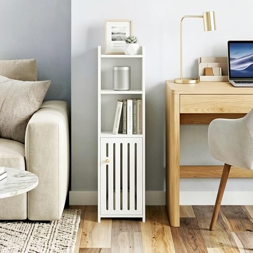 4-Tier Narrow Bathroom Cabinet, 7.9" W X 31.5" H - Image 6