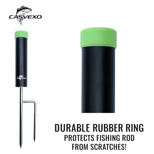 4 Pack Fishing Rod Holder, Aluminum Fishing Pole Holder - Image 7