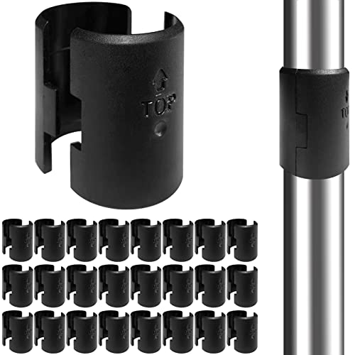 Wire Shelf Clips - 28 Pack Plastic Metal Shelf Clips, 1 Inch Wire - Image 2
