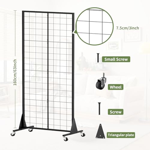 1-Pack Grid Wall Panels, 2' X 5.5' Ft Gridwall Panel Display - Image 3
