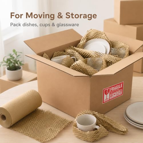 Brown Honeycomb Packing Paper 2 Rolls, 12 x 328 ft - Image 5