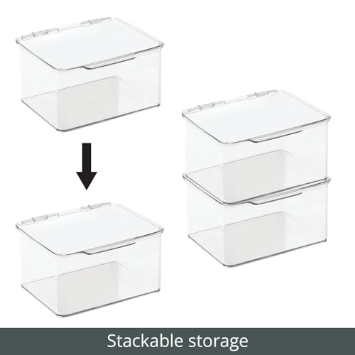 mDesign Plastic Kitchen Pantry and Fridge Storage - Image 4