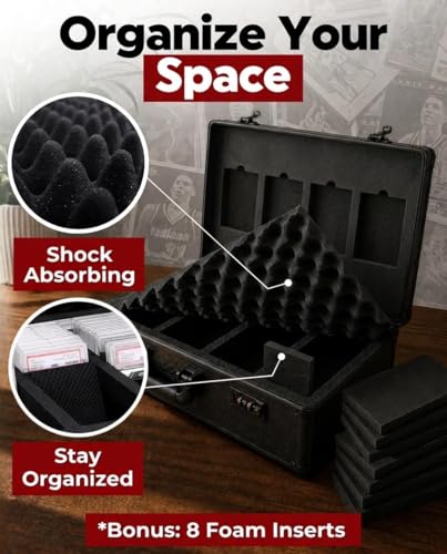 4-Row Graded Card Case - Graded Card Storage Box | Home Organization - Image 6