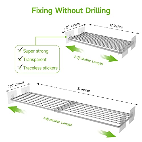 Expandable Closet Shelves Organizer, Adjustable Rack - Image 4