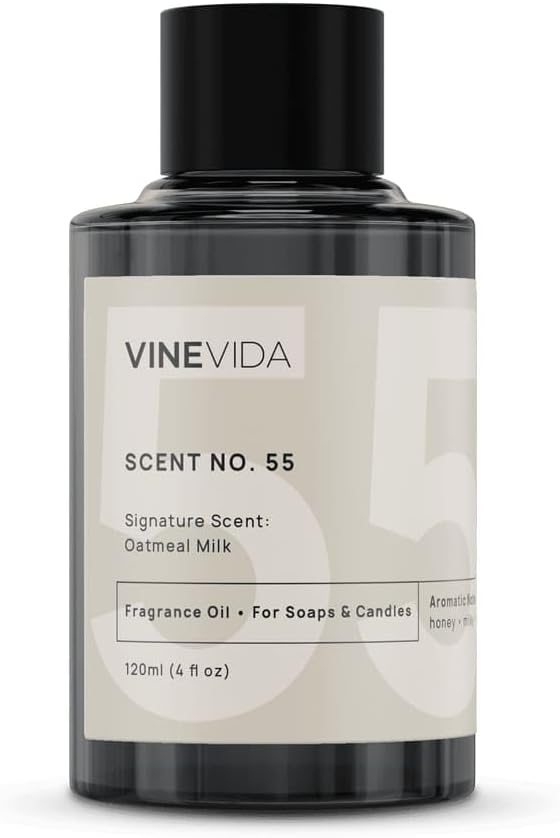VINEVIDA [4oz] Oatmeal Milk Fragrance Oil for Soap Making - Soap Fragrance Oil - Scents for Soap Making - Oils for Soap Making - Essential Oils for Soap Making - Soap Scent