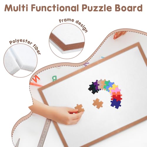VOSAREA Foldable Puzzle Holder Frame Blank Jigsaw Board Jigsaw - Image 5