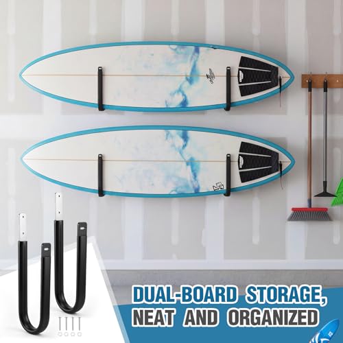 Wesiti Surfboard Shelf Wall Mount Rack Longboard | Home Organization - Image 5