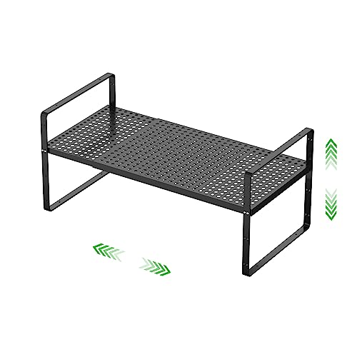 Expandable Storage Shelf, Stackable Organizer Rack - Image 2