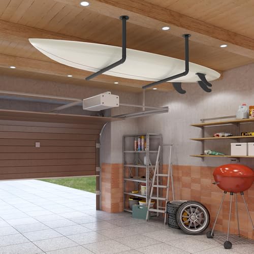 Surfboard Wall Mount or Ceiling Rack, Heavy-Duty Garage - Image 8