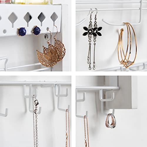 JackCubeDesign - Wood Wall Mount Jewelry Organizer - Image 5