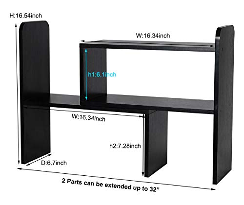 PAG-Mass Desktop Bookshelf Freestanding Wooden Count | All Products - Image 3